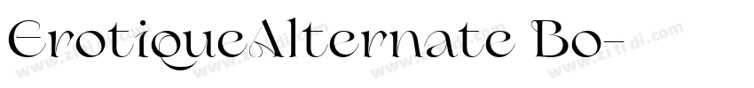 ErotiqueAlternate Bo字体转换 ErotiqueAlternate Bo字体转换